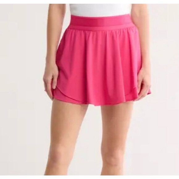 NWT 90 Degree By Reflex Lightstreme Hypersonic Layered Skort Pink Size S - Picture 2 of 7